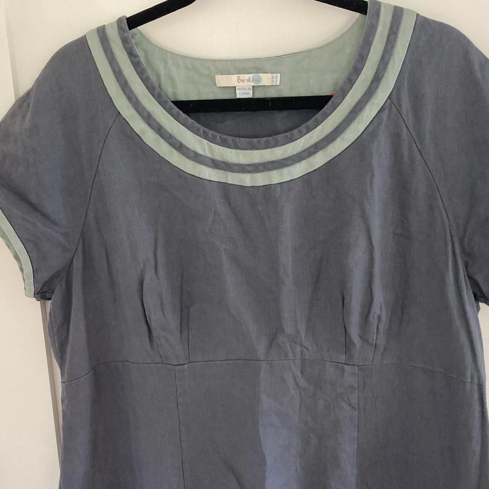 Boden Gray Linen Dress - Picture 3 of 5